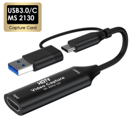 HDMI-to-USB video capture card